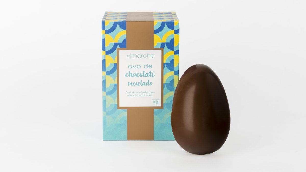 Ovo de chocolate mesclado St Marche