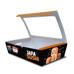 Embalagem comida japonesa