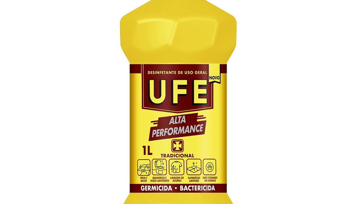 Desinfetante UFE ganha novas fragrâncias