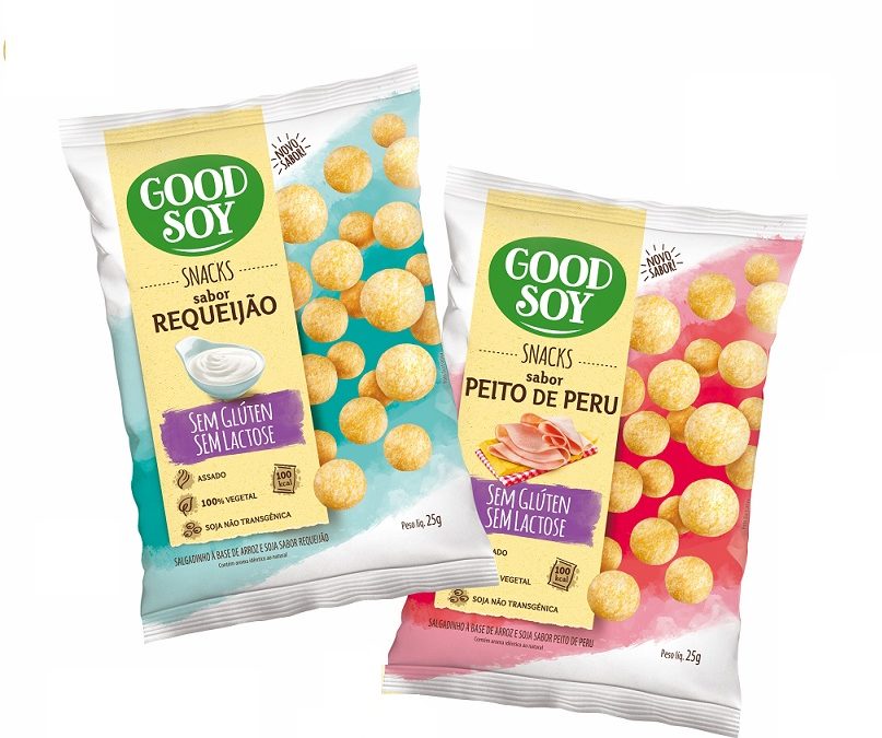 GoodSoy ganha dois novos sabores de snacks