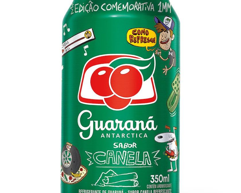 Guaraná Antarctica tem edição limitada sabor canela