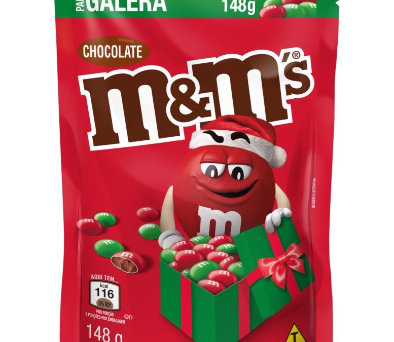 M&M’s tem nova edição limitada para o Natal