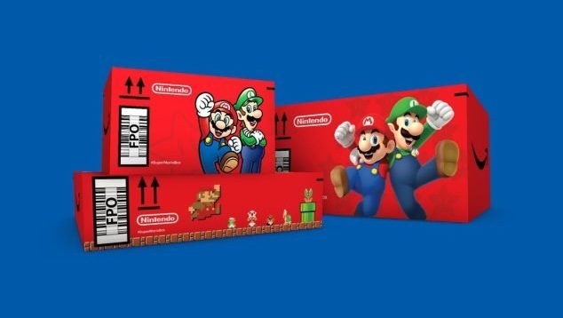 Amazon tem embalagens comemorativas do Super Mario nos EUA