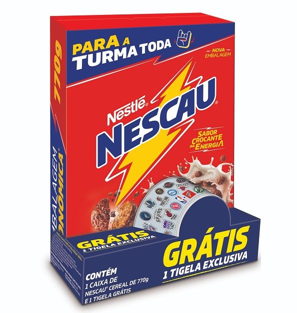 Nescau cereal lança pack promocional em parceria com a NBA