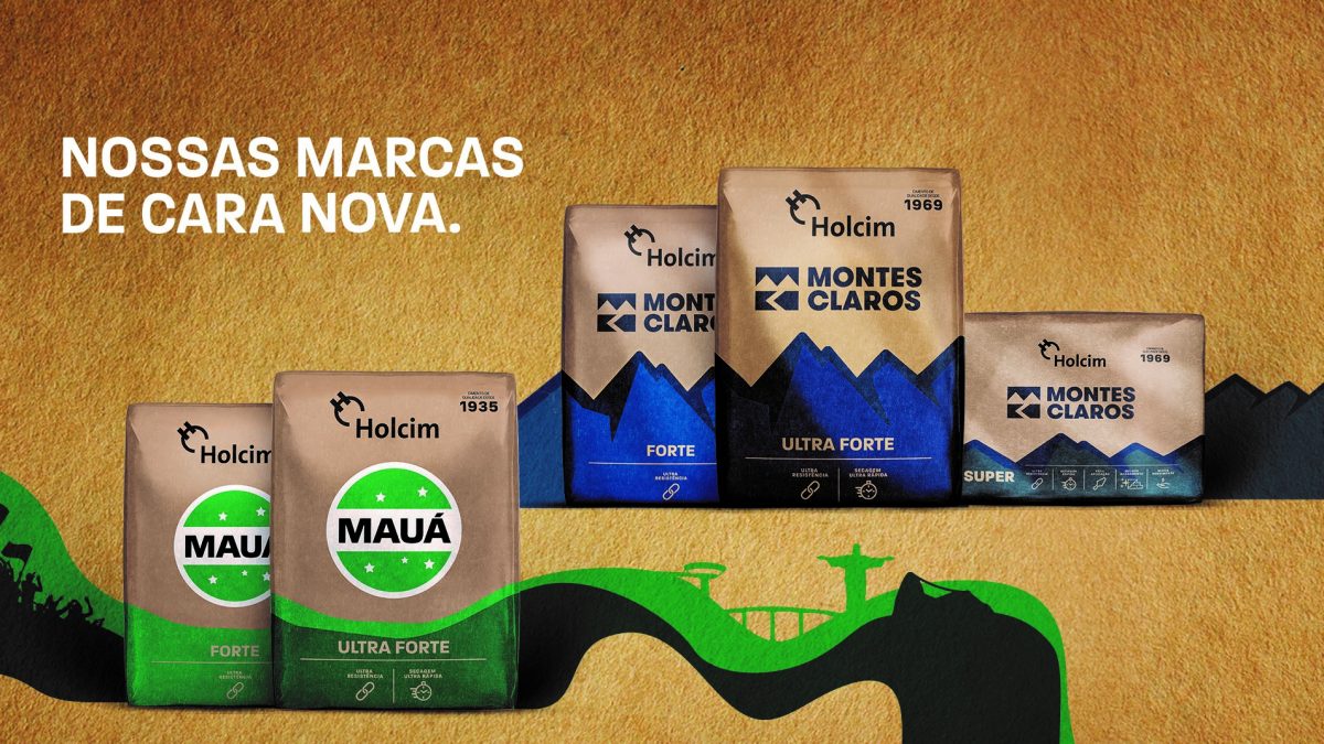 Cimentos Mauá e Montes Claros têm as embalagens redesenhadas