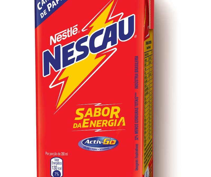 Nescau anuncia a retirada de 100% dos canudos plásticos de suas bebidas