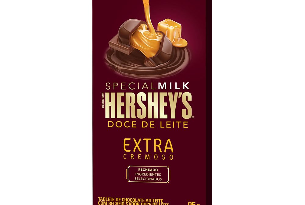 Hershey’s lança sua primeira barra de chocolate recheada
