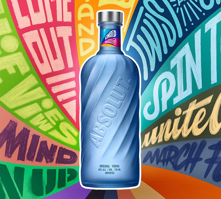 Absolut Vodka tem edição limitada de garrafas foscas