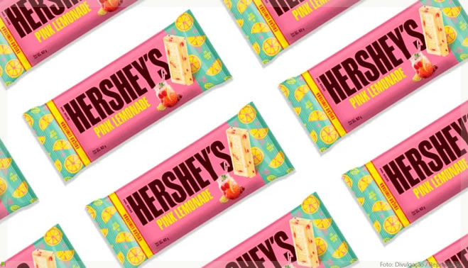 Hershey’s traz chocolate sabor pink lemonade ao Brasil