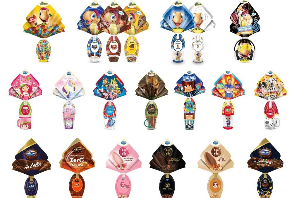 Arcor aposta em brindes nos produtos de Páscoa