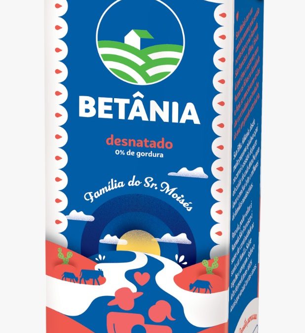 Betânia homenageia produtores de leite nas embalagens