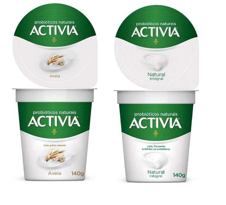 Activia lança iogurtes naturais com probióticos