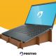Positivo cria embalagem que se transforma em suporte para notebook