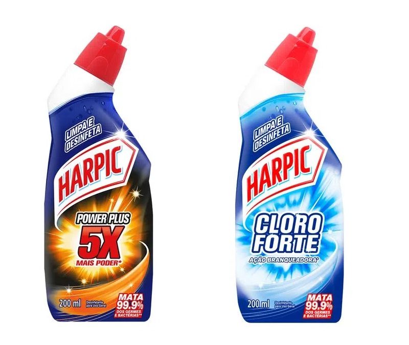 Com nova identidade visual, Harpic apresenta embalagens de 200ml