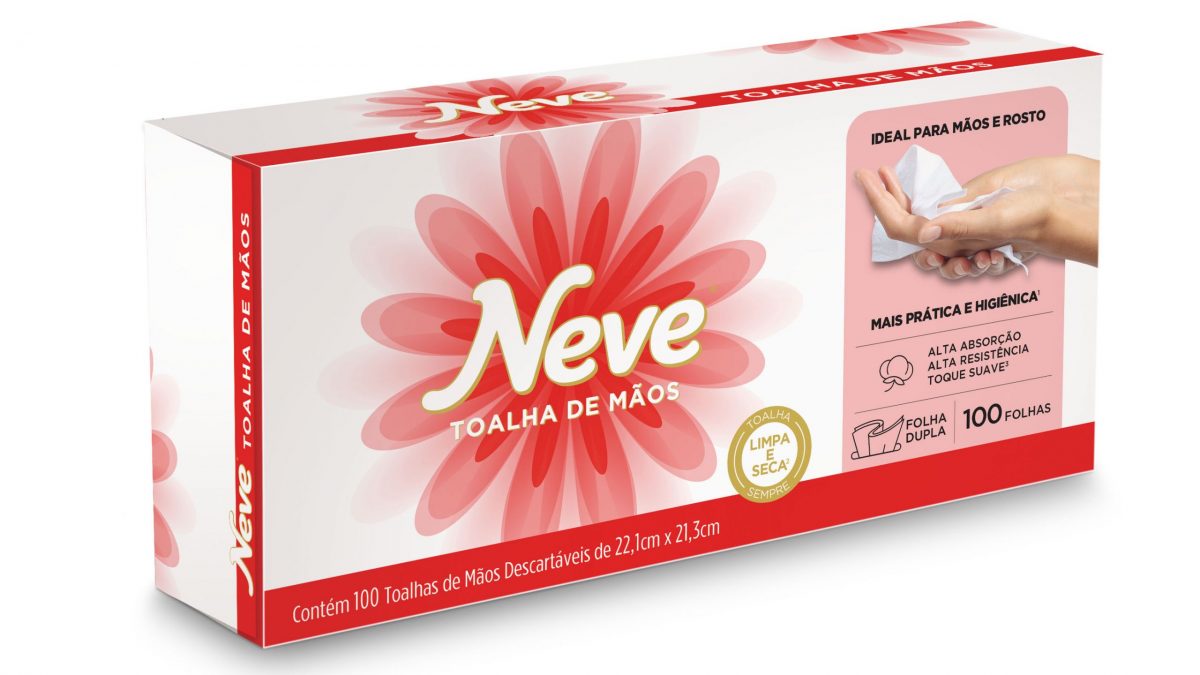 Neve entra na categoria de toalhas de mão
