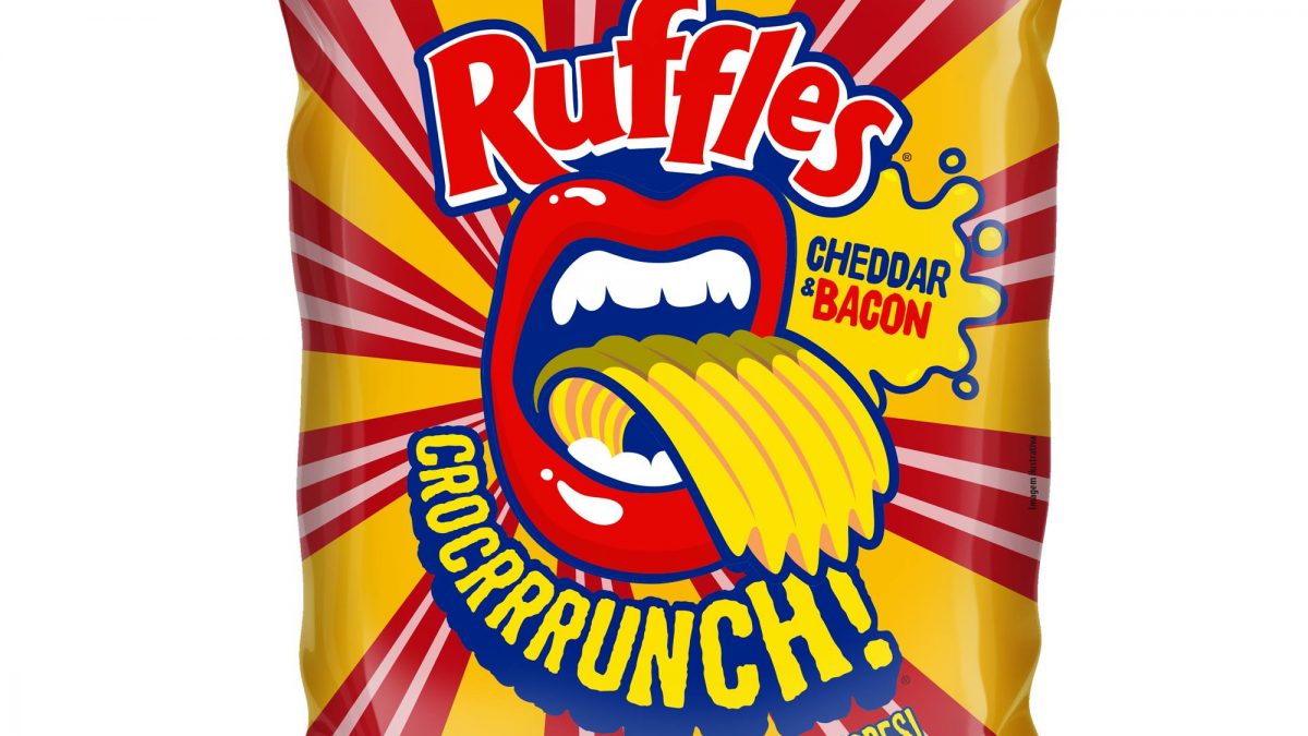 Ruffles ganha sabor cheddar e bacon