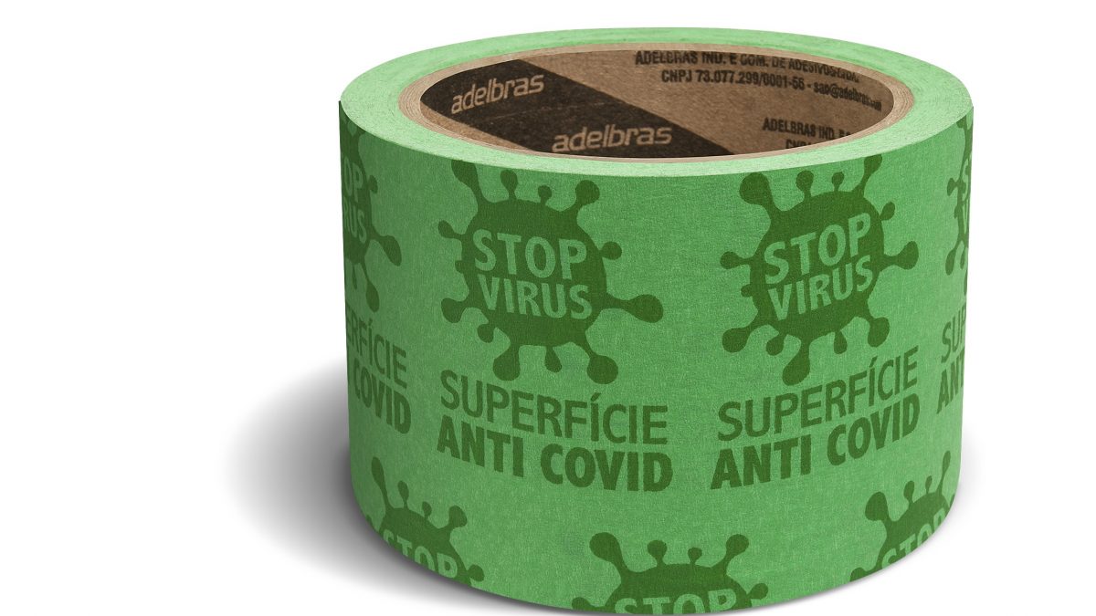 Fita adesiva com tecnologia antiviral chega ao mercado nacional