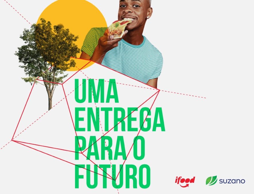 iFood e Suzano fazem parceria para reduzir o uso plástico em embalagens de delivery