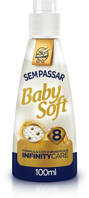 Baby Soft apresenta Sem Passar em embalagens de 100ml