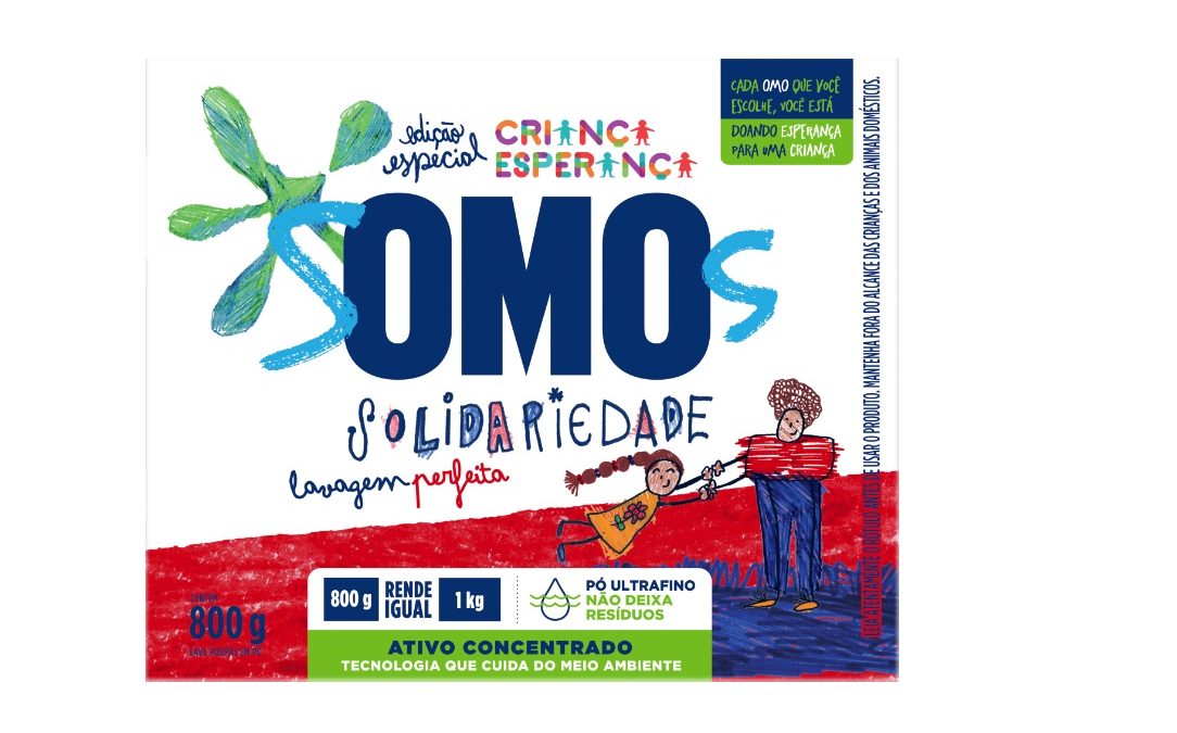 Omo lança embalagem especial em parceria com o Criança Esperança