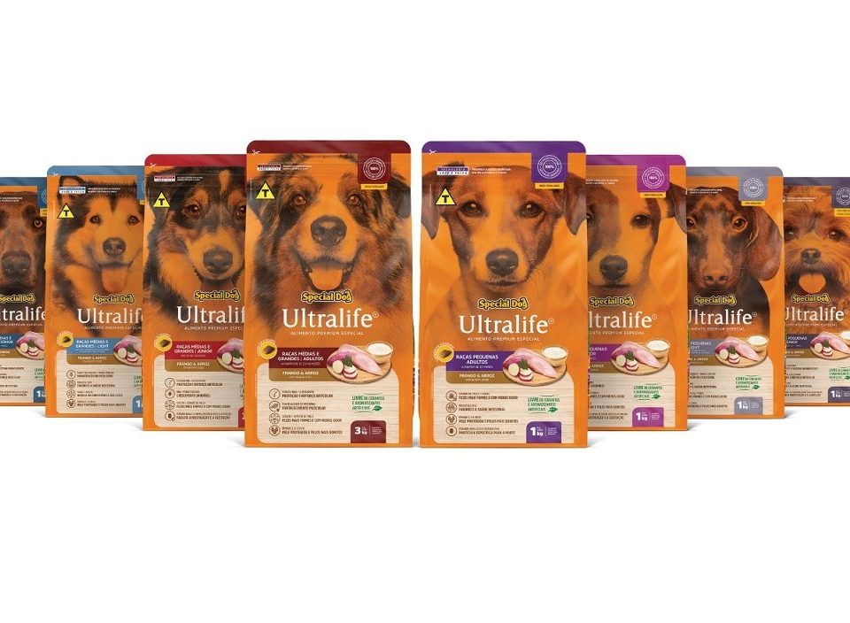 Embalagens da linha Ultralife, da Special Dog Company, são redesenhadas