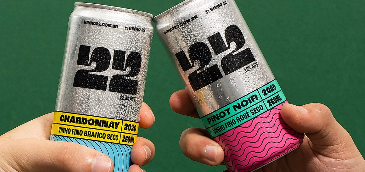 Marca brasileira lança vinho em lata