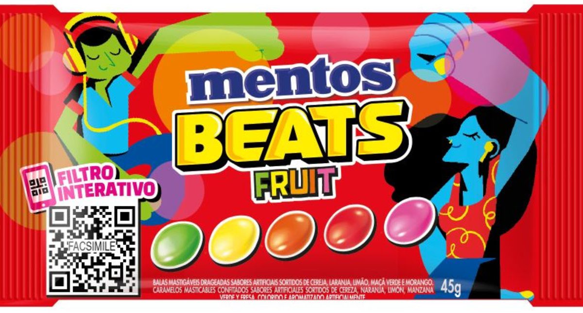 Mentos Beats lança nova embalagem e versão interativa
