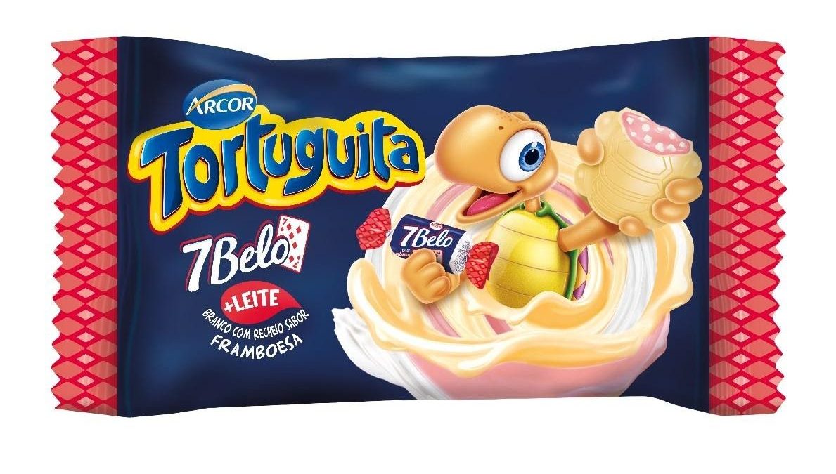 Arcor lança Tortuguita 7Belo em ação de co-branding