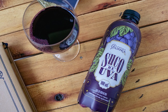 Nova Aliança lança suco de uva em garrafa PET