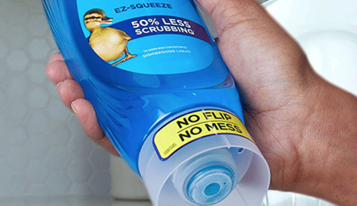 Novo sistema de fechamento da P&G facilita uso e evita desperdício de detergente