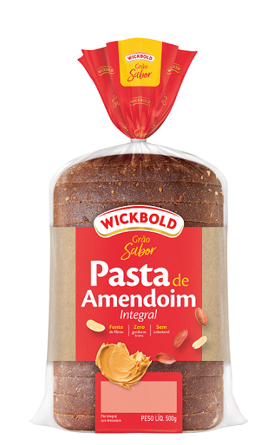 Wickbold apresenta pão integral feito com pasta de amendoim