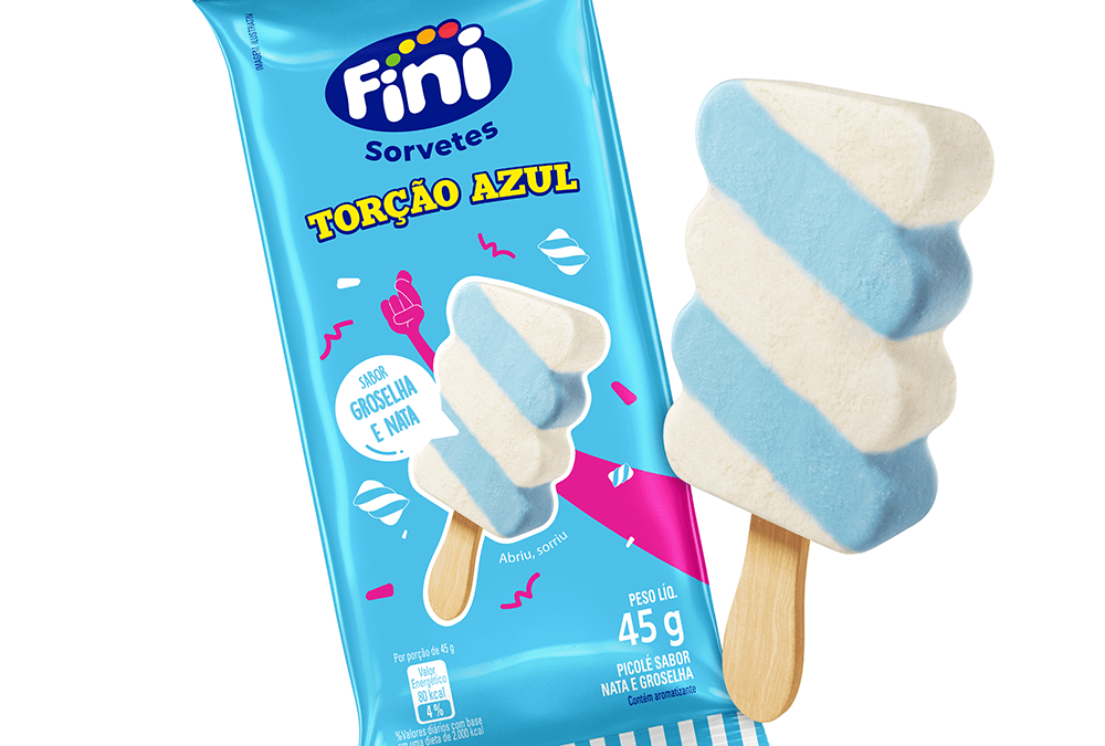 Marsh Torção Azul vira sorvete em parceria entre Fini e Froneri