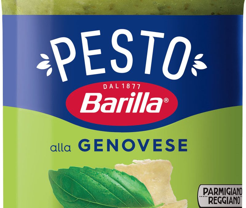 Molho Pesto Barilla ganha nova identidade visual e embalagem que evita o desperdício