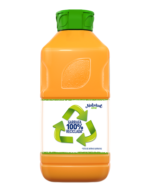 Natural One lança nova embalagem de PET 100% reciclado