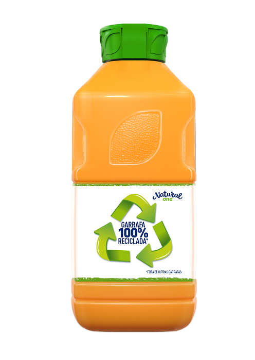Natural One lança nova embalagem de PET 100% reciclado