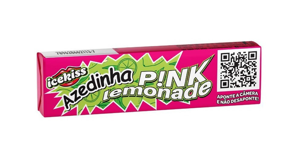Nova Icekiss Azedinha Pink Lemonade traz nas embalagens campanha de defesa de meninas