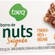 Taeq lança barra de cereais salgada com sementes e nuts integrais