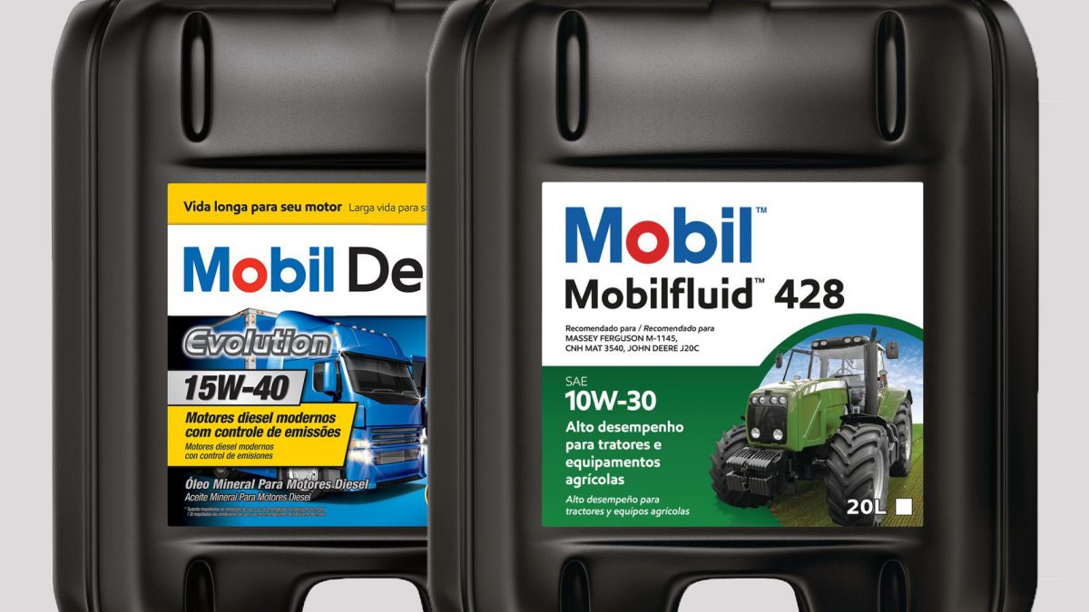 Lubrificantes Mobil têm embalagens produzidas com plástico reciclado