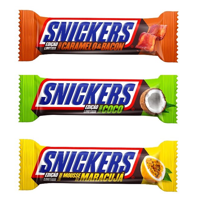 Snickers traz sabores diferentes em edição limitada