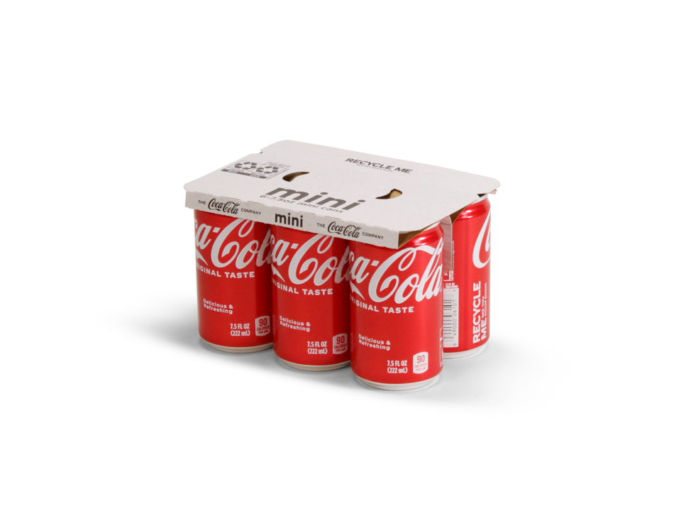 Coca-Cola adota multipack de papel cartão para latas nos EUA