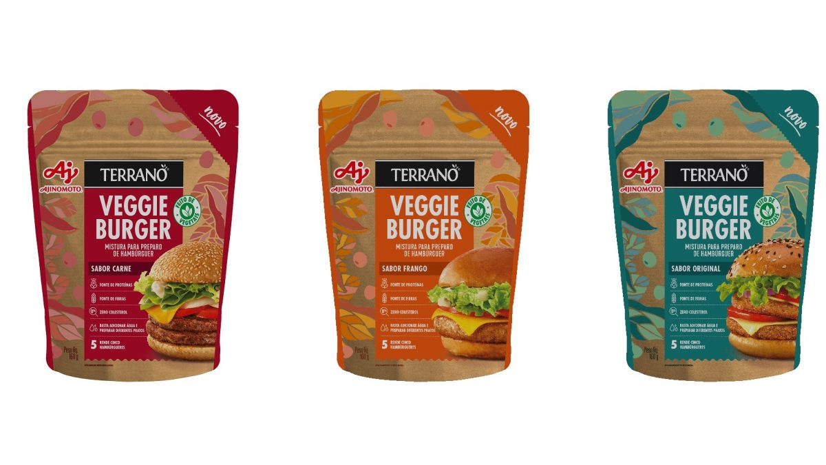 Terrano Veggie Burger, da Ajinomoto, atende público flexitariano, vegetariano e vegano