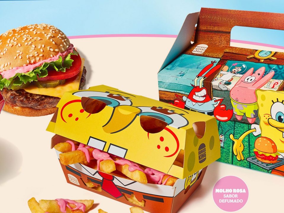 Burger King leva Bob Esponja para embalagens