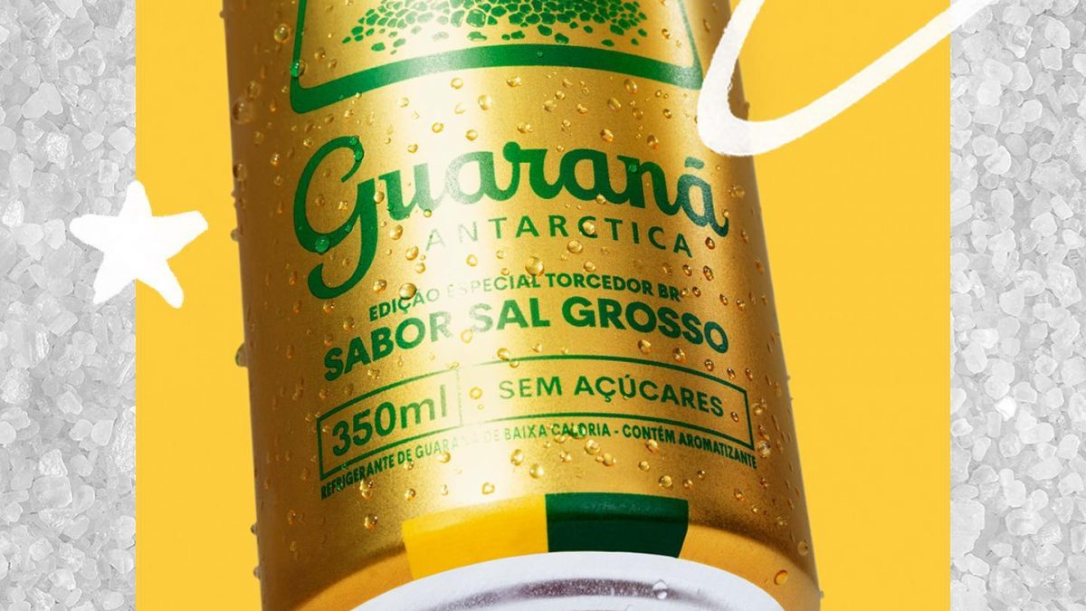 Guaraná Antarctica apresenta “latas da sorte” para a Seleção Brasileira