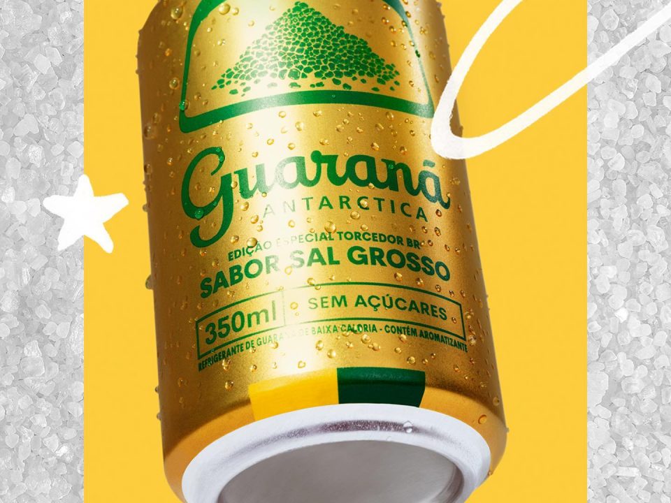 Guaraná Antarctica apresenta “latas da sorte” para a Seleção Brasileira