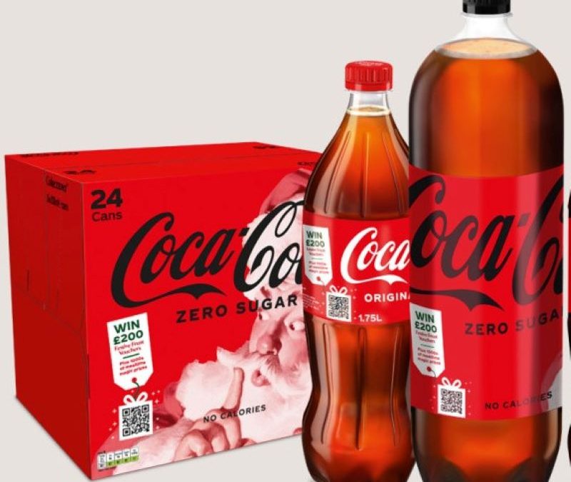 Coca-Cola é a primeira marca de bebidas a utilizar o sistema NaviLens em embalagens