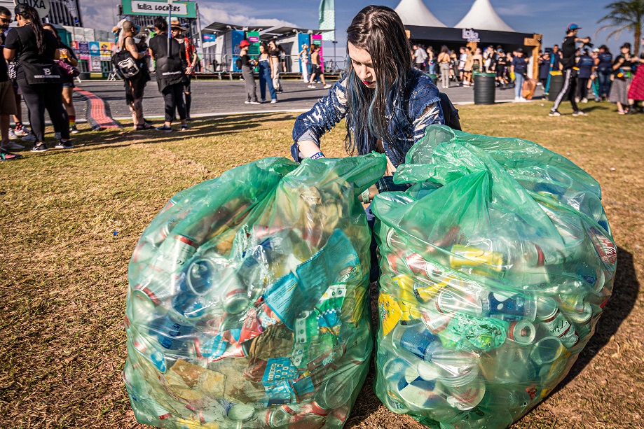 Braskem coleta mais de 350 mil itens de plástico no Lollapalooza
