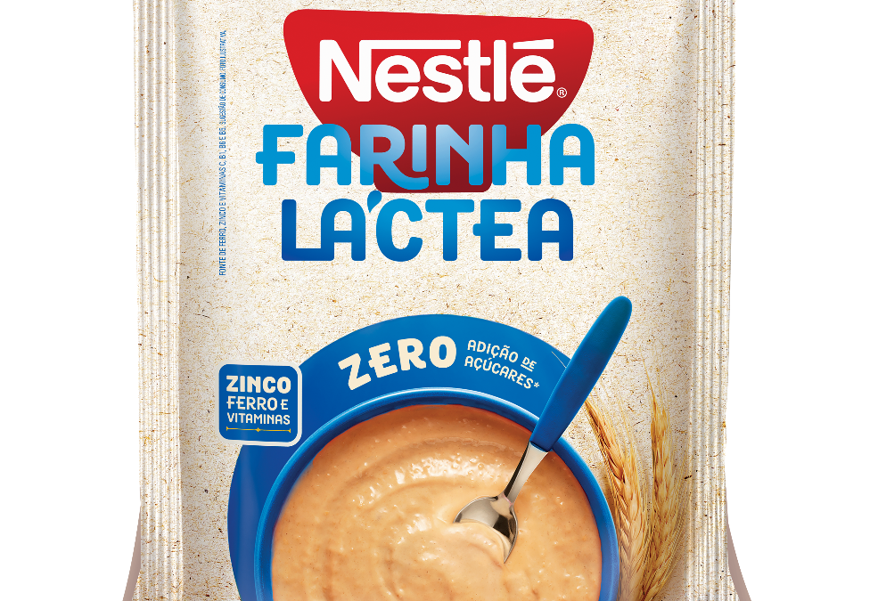 Nestlé lança Farinha Láctea zero açúcar