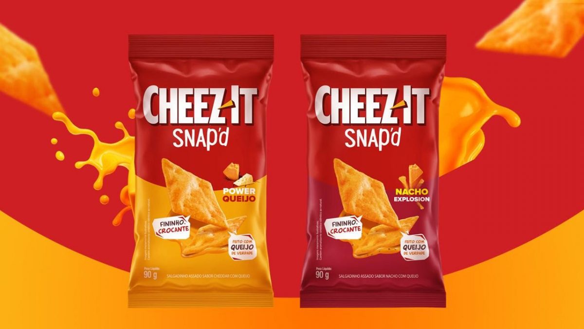 Kellogg traz snack Cheez-It Snap’d ao Brasil