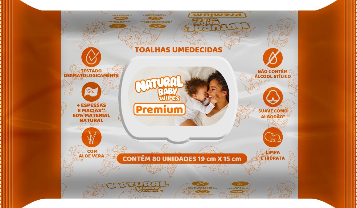 Ever Green lança toalhas umedecidas infantis premium