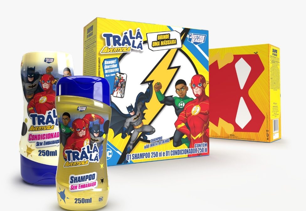 Tra Lá Lá Aventura traz personagens da Liga da Justiça nas embalagens